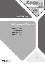 Preview for 1 page of Haier HRF-550FSS User Manual