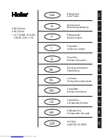 Preview for 1 page of Haier HRF-628A6 Series User Manual