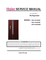 Preview for 1 page of Haier HRF-633ISB2R Service Manual