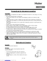 Предварительный просмотр 25 страницы Haier HRF-656FF/A Operation Manual