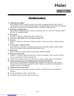 Предварительный просмотр 35 страницы Haier HRF-656FF/A Operation Manual