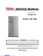 Предварительный просмотр 1 страницы Haier HRF-660S Service Manual