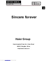 Предварительный просмотр 39 страницы Haier HRF-660S Service Manual