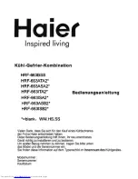 Preview for 85 page of Haier HRF-663ASA2 Series User Manual