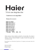 Preview for 169 page of Haier HRF-663ASA2 Series User Manual