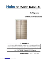 Preview for 1 page of Haier HRF-800DGS8 Service Manual