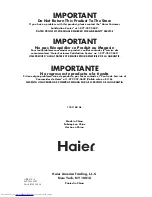 Preview for 56 page of Haier HRF08WND User Manual