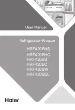 Haier HRF420BHS User Manual preview