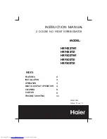 Haier HRF422TS1 Instruction Manual предпросмотр