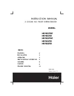 Haier HRF422TW1 Instruction Manual предпросмотр