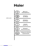 Haier HRFN-245E User Manual preview