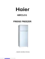 Haier HRFZ-213 User Instructions preview