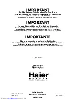 Предварительный просмотр 54 страницы Haier HRQ02WNA User Manual