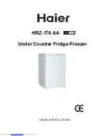 Haier HRZ-176 AA User Instructions предпросмотр