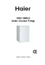 Предварительный просмотр 1 страницы Haier HRZ-186S/U User Instructions