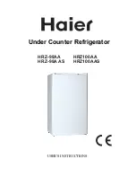 Haier HRZ-98AA User Instructions предпросмотр