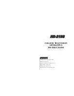 Preview for 1 page of Haier HS-2198 Operating Instructions Manual