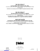 Preview for 36 page of Haier HSA02WNC User Manual