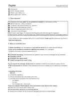 Preview for 18 page of Haier HSB-2390EG Instructions For Use Manual