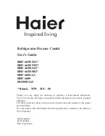 Haier HSBS582AS User Manual предпросмотр