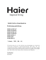 Preview for 61 page of Haier HSBS582AS User Manual