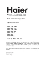 Preview for 121 page of Haier HSBS582AS User Manual