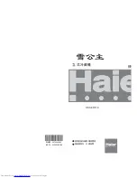 Haier HSC-110 User Manual preview