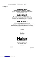 Предварительный просмотр 52 страницы Haier HSE01WNA User Manual