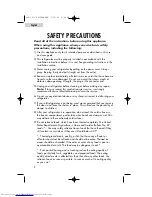 Preview for 3 page of Haier HSF04WNB User Manual