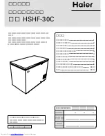 Haier HSHF-30C (Japanese) User Manual preview