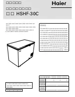 Preview for 1 page of Haier HSHF-30C User Manual