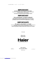 Предварительный просмотр 59 страницы Haier HSP02WNB User Manual