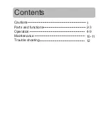 Preview for 2 page of Haier HSU-09H03-1 Operation Manual