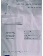 Haier HSU-09H03/K(F) Operation Manual предпросмотр