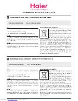 Preview for 9 page of Haier HSU-09HVD03/R2 - annexe 2 Installation Manual