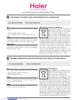 Preview for 10 page of Haier HSU-09HVD03/R2 - annexe 2 Installation Manual