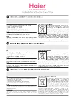 Preview for 3 page of Haier HSU-09RQ03 Operatiing Manual