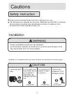 Preview for 4 page of Haier HSU-09RUF03 Operation Manual