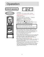 Preview for 9 page of Haier HSU-09RUF03 Operation Manual