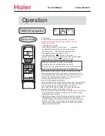 Preview for 9 page of Haier HSU-12H03/U Operation Manual