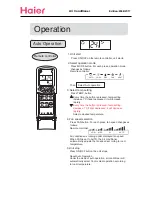 Preview for 10 page of Haier HSU-12H03/U Operation Manual