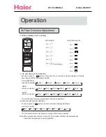 Preview for 15 page of Haier HSU-12H03/U Operation Manual