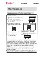 Preview for 24 page of Haier HSU-12H03/U Operation Manual