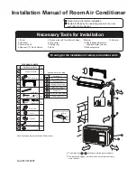 Preview for 1 page of Haier HSU-12LEK13-M Installation Manual