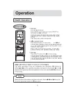 Preview for 9 page of Haier (HSU-14RB03/R2) Operation Manual