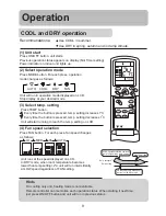 Предварительный просмотр 10 страницы Haier HSU-18CI03 Operation Manual