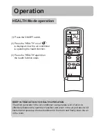 Предварительный просмотр 14 страницы Haier HSU-18CI03 Operation Manual