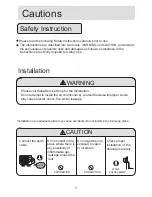 Preview for 4 page of Haier HSU-18CV03(T3) Operation Manual