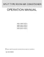 Preview for 1 page of Haier HSU-18CV13(T3) Operation Manual