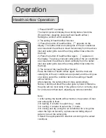 Preview for 20 page of Haier HSU-18HSA03 Operation Manual